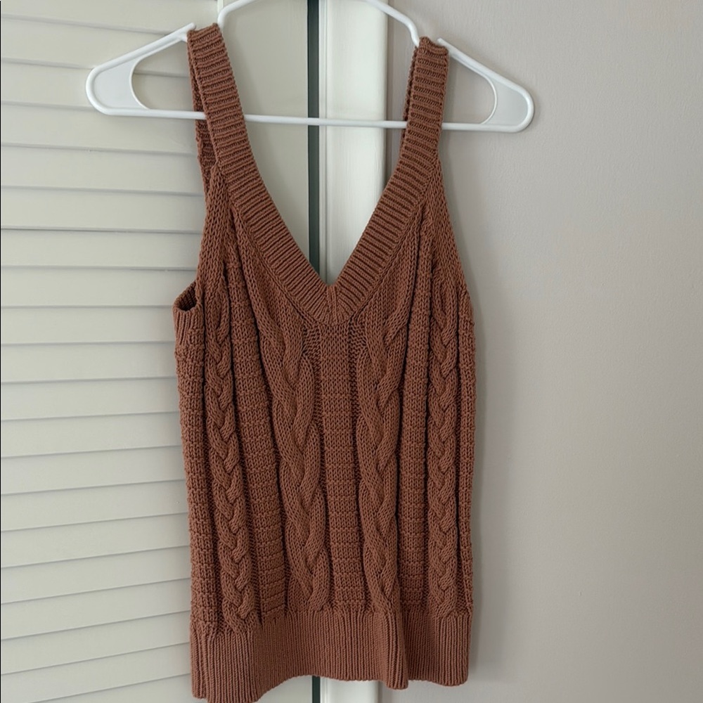 Banana Republic Tan Knit Top